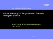 Barrier Matching for Programs with Textually Unaligned Barriers