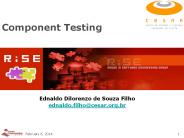 Component Testing