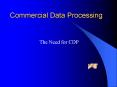 Commercial Data Processing PowerPoint PPT Presentation