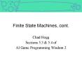 Finite State Machines, cont. PowerPoint PPT Presentation