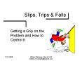 Slips, Trips PowerPoint PPT Presentation