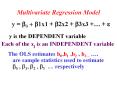 Multivariate Regression Model PowerPoint PPT Presentation