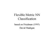 Flexible Metric NN Classification