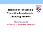 BehaviourPreserving Transition Insertions in Unfolding Prefixes
