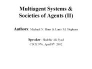 Multiagent Systems