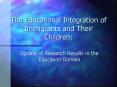 The Educational Integration of Immigrants and Their Children: PowerPoint PPT Presentation