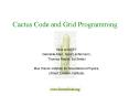 Cactus Code and Grid Programming PowerPoint PPT Presentation