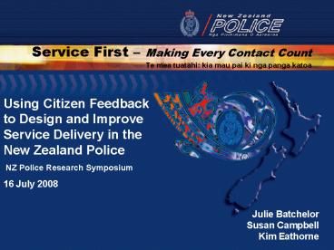 Service First Making Every Contact Count