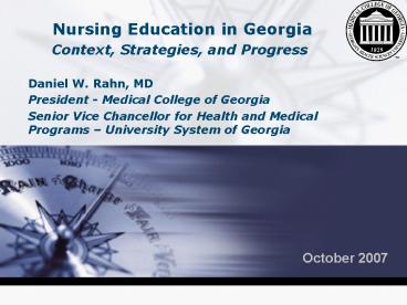 Nursing Education in Georgia