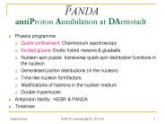antiProton Annihilation at DArmstadt
