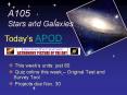 A105 Stars and Galaxies PowerPoint PPT Presentation