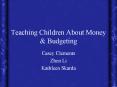 Teaching Children About Money PowerPoint PPT Presentation