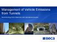 Management of Vehicle Emissions from Tunnels PowerPoint PPT Presentation