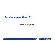 Parallel computing 101