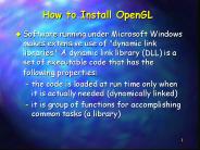 How to Install OpenGL