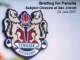 Briefing for Parents Subject Choices at Sec 3 level 29 June 2007 PowerPoint PPT Presentation
