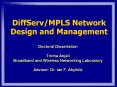DiffServ/MPLS Network Design and Management