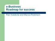 eBusiness Roadmap for success