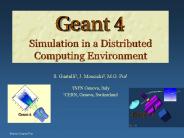Simulation in a Distributed Computing Environment