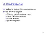 3. Randomization
