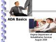 Virginia Department of Rehabilitative Services PowerPoint PPT Presentation