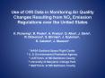 Use of OMI Data in Monitoring Air Quality Changes Resulting from NOx Emission Regulations over the United States PowerPoint PPT Presentation