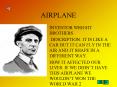 AIRPLANE PowerPoint PPT Presentation