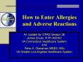 How to Enter Allergies and Adverse Reactions PowerPoint PPT Presentation