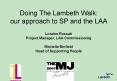 Doing The Lambeth Walk: our approach to SP and the LAA PowerPoint PPT Presentation