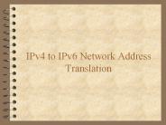IPv4 to IPv6 Network Address Translation