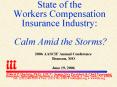 State of the Workers Compensation Insurance Industry: Calm Amid the Storms PowerPoint PPT Presentation