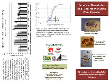 Beneficial Nematodes and Fungi for Managing Plum Curculio