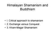 Himalayan Shamanism and Buddhism