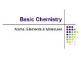 Basic Chemistry PowerPoint PPT Presentation