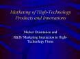 Marketing of High-Technology Products and Innovations PowerPoint PPT Presentation
