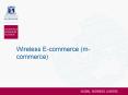 Wireless Ecommerce mcommerce PowerPoint PPT Presentation