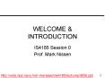 WELCOME PowerPoint PPT Presentation