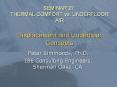 SEMINAR 27: THERMAL COMFORT vs. UNDERFLOOR AIR Displacement and Underfloor Concepts PowerPoint PPT Presentation