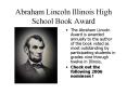 Abraham Lincoln Illinois High School Book Award PowerPoint PPT Presentation