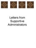 Letters from Supportive Administrators PowerPoint PPT Presentation
