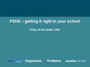 PSHE 