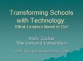 Transforming Schools with Technology: What Leaders Need to Do PowerPoint PPT Presentation