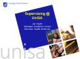 Supervising UniSA PowerPoint PPT Presentation