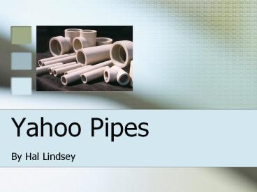 Yahoo Pipes