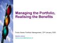 Managing the Portfolio, Realising the Benefits PowerPoint PPT Presentation