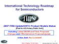 International Technology Roadmap for Semiconductors PowerPoint PPT Presentation