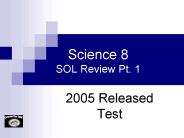Science 8 SOL Review Pt' 1