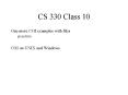 CS 330 Class 10 PowerPoint PPT Presentation