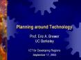 Planning around Technology PowerPoint PPT Presentation
