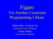 Figaro Yet Another Constraint Programming Library